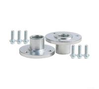 Par de cubos de rueda de eje trasero de 3 pernos, calibre 23 de 24 mm, aleación de acero endurecido, PCD de 50 mm, para ATV Go Kart, Buggy Drift Trike, reemplazo de carrito de bicicleta