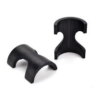 Par de cuñas para manillar de bicicleta, adaptador reductor de aleación de aluminio, convertidor de manga de 25 4 mm a 31 8 mm de diámetro del manillar