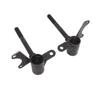 Par de Ejes de Nudillo de Dirección de Rueda Delantera de 10 Mm para hasta 110 Go Kart Quad ATV Nudillo de Dirección Delantero Negro
