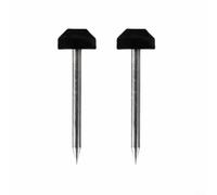 Par de electrodos para empalmes de fusión S175/S176/S177, acero con tapa aislante, 3000-5000 descargas, fabricación CNC precisa para empalmes estables