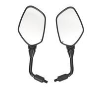 Par de espejos retrovisores para motocicleta, visión gran angular transparente ajustable para CB300F CB500F CB500X CB650F CB400X CB400F, Metal ABS negro