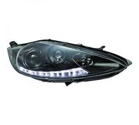 Par De Faros De Proyector LED Dragón Claros Negros Para Ford Fiesta 08-1