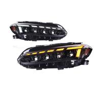 Par de faros delanteros de coche con estilo compatible con Honda Civic FK7 FK8 FK1 FK4, piezas de iluminación de ajuste de coche, plug and play(B)