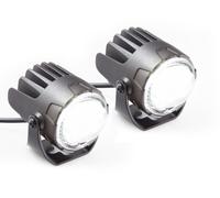 Par De Faros LED Universales De Luz Baja, Negro Mate