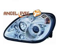 Par De Faros LHD Ojos De Ángel Claros Cromados Para Mercedes-Benz SLK R170 96-04