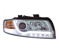 Par De Faros Proyector LHD LED DRL Claro Cromo Para Audi A4 Avant 8E 00-04