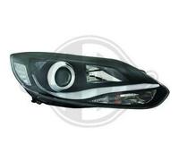 Par De Faros Proyector LHD LED DRL Claros Negros Para Ford Focus IV CB8 11-