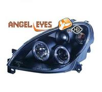 Par De Faros Proyector LHD Ojos De Ángel Claros Negros Para Citroën Xsara Break