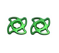 Par de férulas de ajuste de precarga Accossato verde con hexágono interno de 14 mm para Kawasaki Zzr 1400 desde 2006 hasta 2018 (CC 1400)
