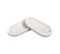 Par de filtros de repuesto de polvo P3 GVS SPR316 Blanco