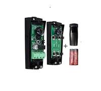 Par de fotocélulas con sensores universales inalámbricos a batería de exterior orientable a 180° para automatización de portones, barreras, alarmas AC/DC 12-24 V