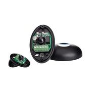 Par de fotocélulas de infrarrojos, kit de fotocélulas de infrarrojos universales 12/24V AC DC, sensores de seguridad con filtro solar, para automatización de portones y garajes