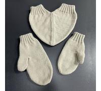 Par de guantes cálidos para enamorados: manoplas para parejas, amor tomados de la mano, adecuados para uso en exteriores (gris claro)