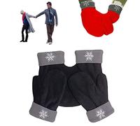 Par de guantes para parejas, guantes de invierno de 3 piezas, para amantes, invierno, grueso, cálido, para parejas, túneles para parejas, guantes de Navidad para parejas