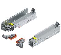 Par de guías cuadradas para cajones de madera Blum Movento Tip-On 760H, extensió