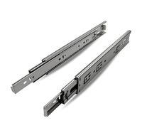 Par de guías deslizantes H45 con rodamientos de bolas con cierre estándar - Carriles de cajón con extracción total - Capacidad de carga 50 kg (700 mm)