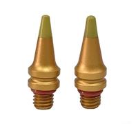 Par de herramientas de reparación de abolladuras sin pintura, 2 unidades con puntas de martillo de mezcla M8 diseñadas de aleación de aluminio resistente al calor