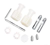 Par de kits de pernos de fijación galvanizados, conector trasero, tornillo de fijación Universal para inodoro montado en la pared, para inodoro suspendido,