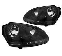 Par de luces faros delanteros V. Golf 5 2003-2009 Diseño negro