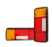 Par de luces traseras LED de 12 V, 92 unidades, para camping, caravana, camión, autocaravana, furgoneta, remolque, uso universal