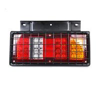 Par de luces traseras Reelva con 64 diodos LED de 12 voltios para remolque, camión o caravana. Luz de posición trasera, luz de freno, indicadores laterales y luz de marcha atrás