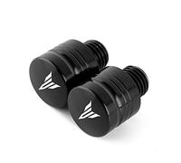 Par de M10X1.25 Tornillos de enchufe de agujero espejo CNC aluminio negro para Yamaha MT07 FZ07 MT09 FZ09 MT10 MT25 MT125 XSR700 XSR900 NMAX 125 X-Max 300 400