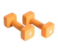 Par de mancuernas Pure2Improve neoprene 2x 4Kg TU Unisex