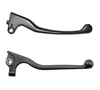 Par de Manetas Accossato para PEUGEOT SPEEDFIGHT 2 50 2T AC de 2004 a 2007 (CC 50) SILVER SPORT (freno posterior tambor)