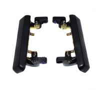 Par de manijas de puerta exteriores delanteras izquierda y derecha de plástico negro compatibles con Suzuki para Samurai 1981 a 1995 y Sj410 Sj413 modelos que reemplazan OEM 82820-83000 82810-83000