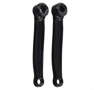 Par de manivela de bicicleta de interior de 165 mm diseñado para compatibilidad con marcos de ciclo estacionarios comunes y sistemas de transmisión (izquierda + derecha)