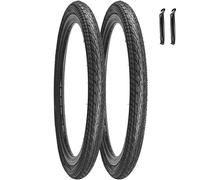 Par de neumáticos de bicicleta de montaña de 50.8 cm (ETRTO 47-406), con cuentas plegables compatibles con bicicleta de carretera híbrida de 20 x 1.50 20 x 1.75 20 x 1.95