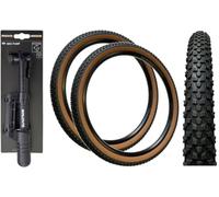 Par de neumáticos gruesos para bicicleta de montaña, 29 x 2,10 ámbar, para pared