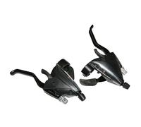 Par de palancas de aluminio azera para frenos compatibles con shimano P2R V-Brake 3x8 vitesses