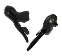 Par de palancas de cambio triples de aluminio compatibles con Shimano Microshift 7 vitesses