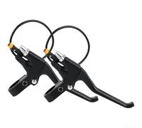 Par de palancas de freno de apagado de motor medio de 3 pines para bicicleta eléctrica, controles de mango de aleación de aluminio para seguridad de bicicleta eléctrica, impermeable