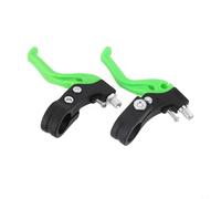 Par de palancas de freno de bicicleta para bicicletas infantiles, para manillares de 2,2 cm, diseñadas para manos más pequeñas y seguridad de bicicleta juvenil (verde)