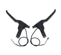 Par de palancas de freno para Ninebot MAX G3 E-Scooter, aleación de aluminio negro, repuesto izquierdo y derecho, mangos de freno resistentes para una conducción segura en el tráfico urbano, fácil