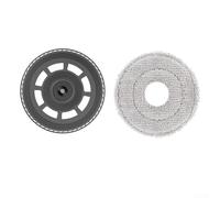 Par de paños y trapo para aspiradora compatibles con Dreame para modelos de robot X50 Pro Ultra S40 (gris)