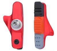 Par de pastillas de freno de bicicleta de carretera de 55 mm con carcasa de aleación de aluminio para bicicletas compatibles con frenos 700C C que ofrecen reducción de ruido y vida útil extendida