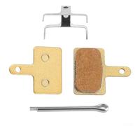 Par de pastillas de freno de disco de metal dorado compatibles con sistemas hidráulicos Zoom para Kaabo y para scooters eléctricos Vsett