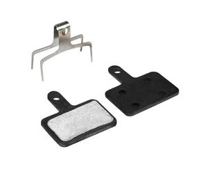 Par de pastillas de freno semimetálicas para bicicleta con 1 toallita limpiadora de discos Fibrax Shimano Deore M515-M525-M495-M475-M465-M486 Tektro TU