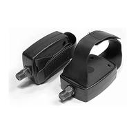 Par de Pedales 1/2 para Bicicletas estáticas Pedales de Repuesto Ajustables con Velcro Antideslizante para Bicicleta de cámara y Bicicleta de Interior