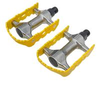 Par de Pedales de Aluminio y Eje de Cromo para Bicicleta Clasica Retro Vintage Ciudad MTB Trekking y Touring 51VN001