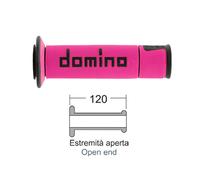 PUÑOS RACING A450 UNIVERSAL DOMINO FUCSIA / NEGRO
