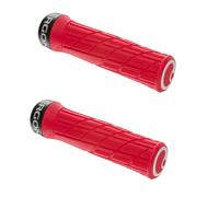 Par de Perillas MTB ge1 Evo Regular Con Tomillo Fijación 120mm Rojo ERGGE1.R Y