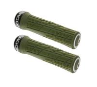 Par de Perillas MTB ge1 Evo Regular Con Tomillo Fijación 120mm Verde ERGGE1.C1