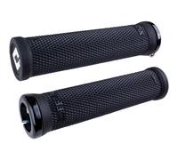 Par de Perillas MTB Ruffian v2.1 Lock-On Azul Con Bridas 30mm x135mm Negro 12380