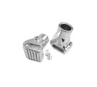 Par de pies de aluminio cromado para Vespa PK 50 125 XL S FL HP