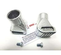 Par de pies para zapato de aluminio cromado fabricado en Italia Vespa PX 125 150 200 todos LML Star 125 150 151 200