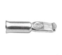 Par de pines de contacto de cobre y terminales de lengüeta de cable para conectores estilo 50A/120A, se adapta a cables de 6-12 AWG y 2-6 AWG, excelente para baterías de carretilla elevadora (50 A)